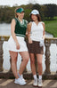 Knitted sleeveless collared polo