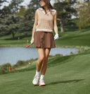 Anne Cable Knit Golf Sweater Vest