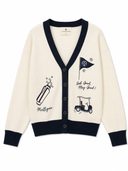 Sophie Cardigan- Cream/Navy