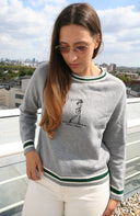 Resa Crew Neck Sweater- Grey