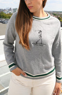 Resa Crew Neck Sweater- Grey