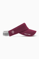 Golf Babe Visor - Dark Red