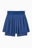 Pleated Golf skort with long shorts lining