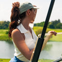 Waterproof High Pony Hat- Sage Green