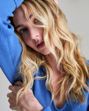 Samantha Long Sleeve Knit Polo