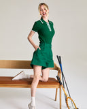 Christina High Rise Pleated Wide Short