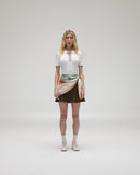 Jamie Pointelle Knit Short Sleeve Polo