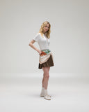 Jamie Pointelle Knit Short Sleeve Polo