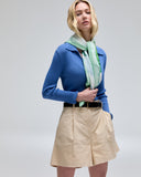 Christina High Rise Pleated Wide Short