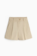 Christina High Rise Pleated Wide Short