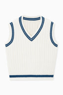 Anne Cable Knit Golf Sweater Vest
